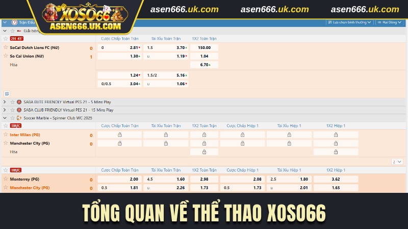 Góc nhìn tổng quan về thể thao Xoso66