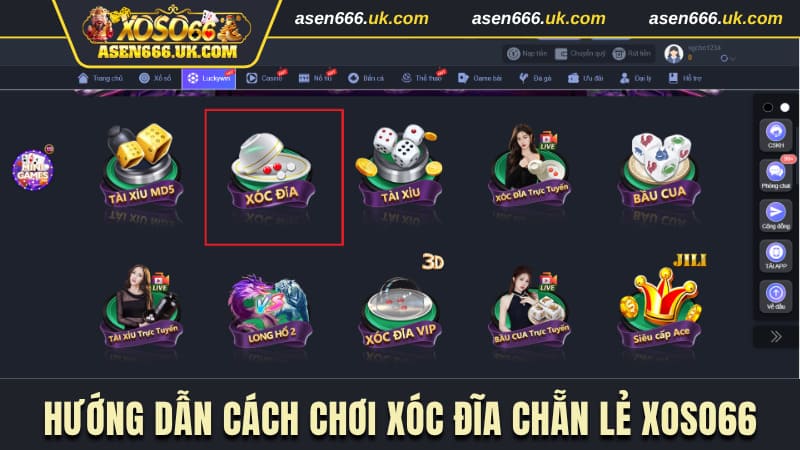 Cách chơi xóc đĩa chẵn lẻ Xoso66
