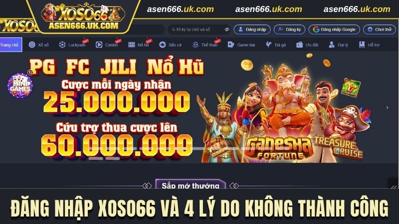 Đăng nhập Xoso66